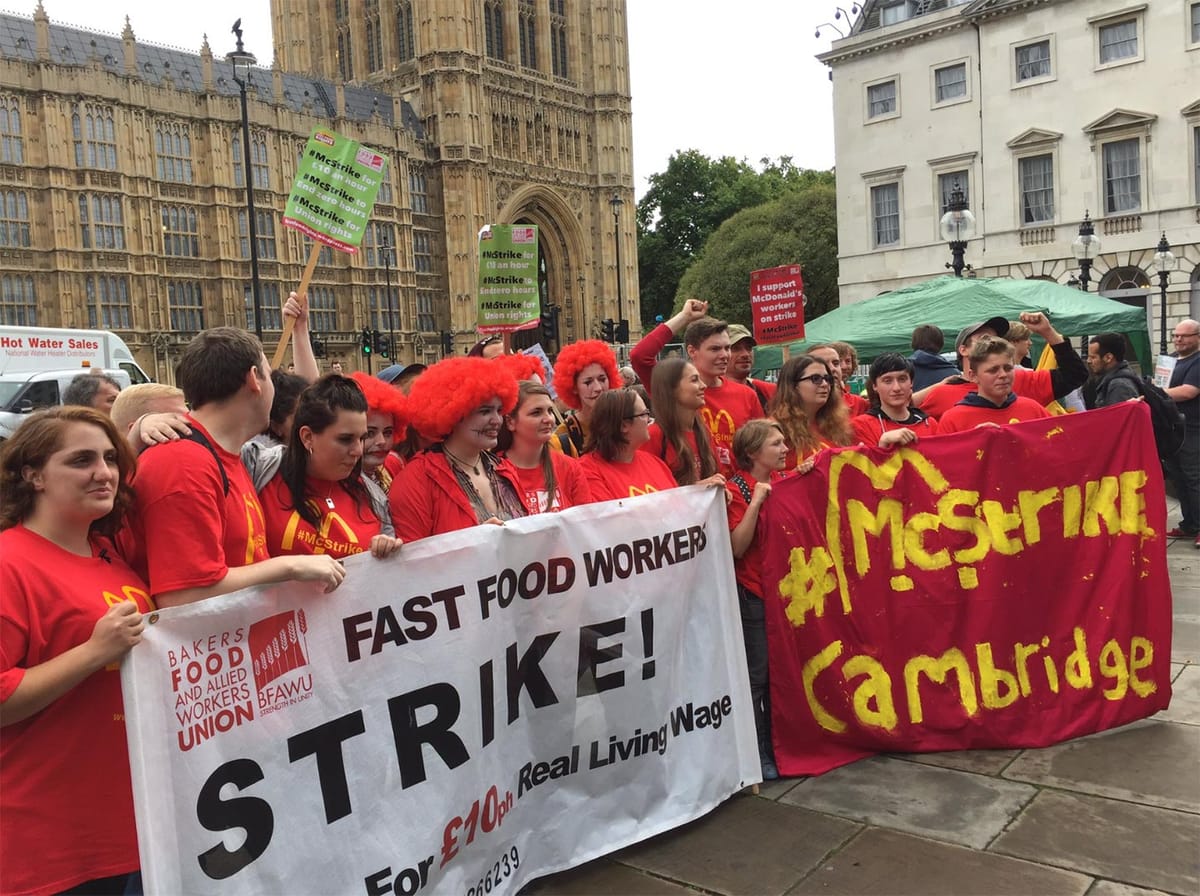 L’autunno caldo dei McDonald’s inglesi