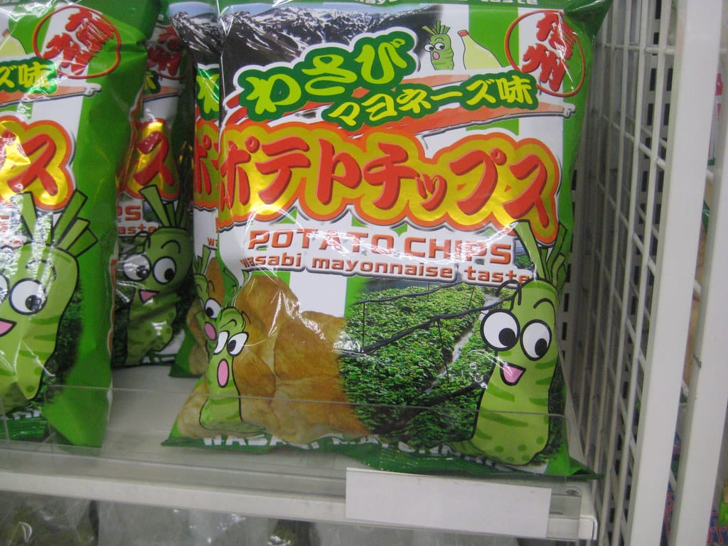 Le patatine al wasabi sono un buonissimo controsenso