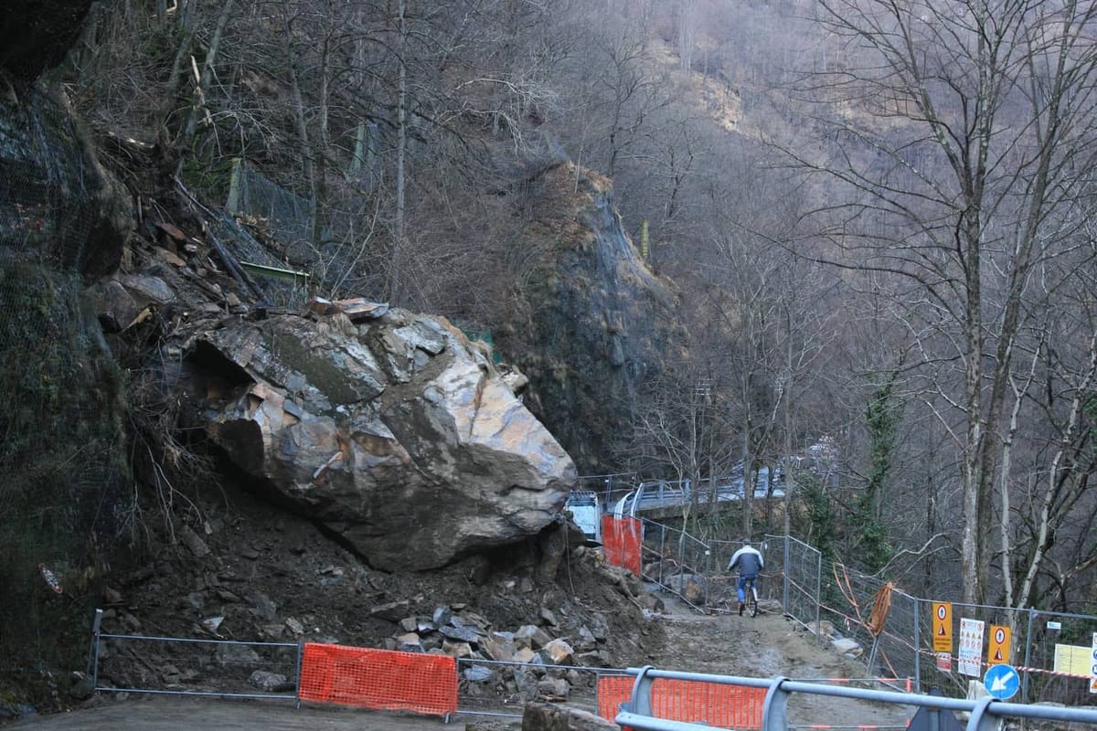 Valle Cannobina, storia di una frana dimenticata