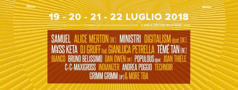 Ecco la line up completa di Apolide Festival 2018