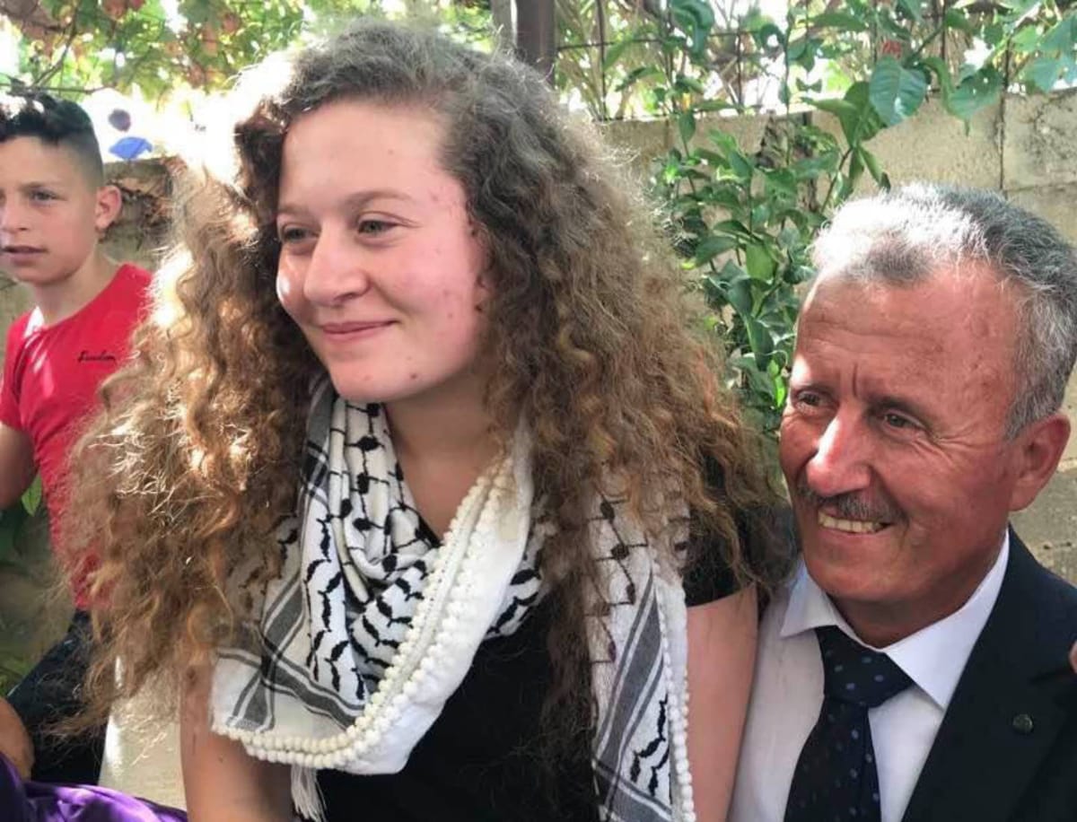 Ahed Tamimi è libera