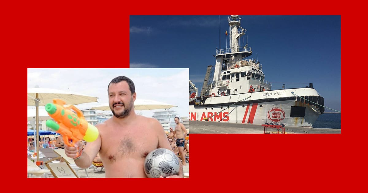 Salvini sta al Papeete, ma il fronte caldo è ancora nel Mediterraneo