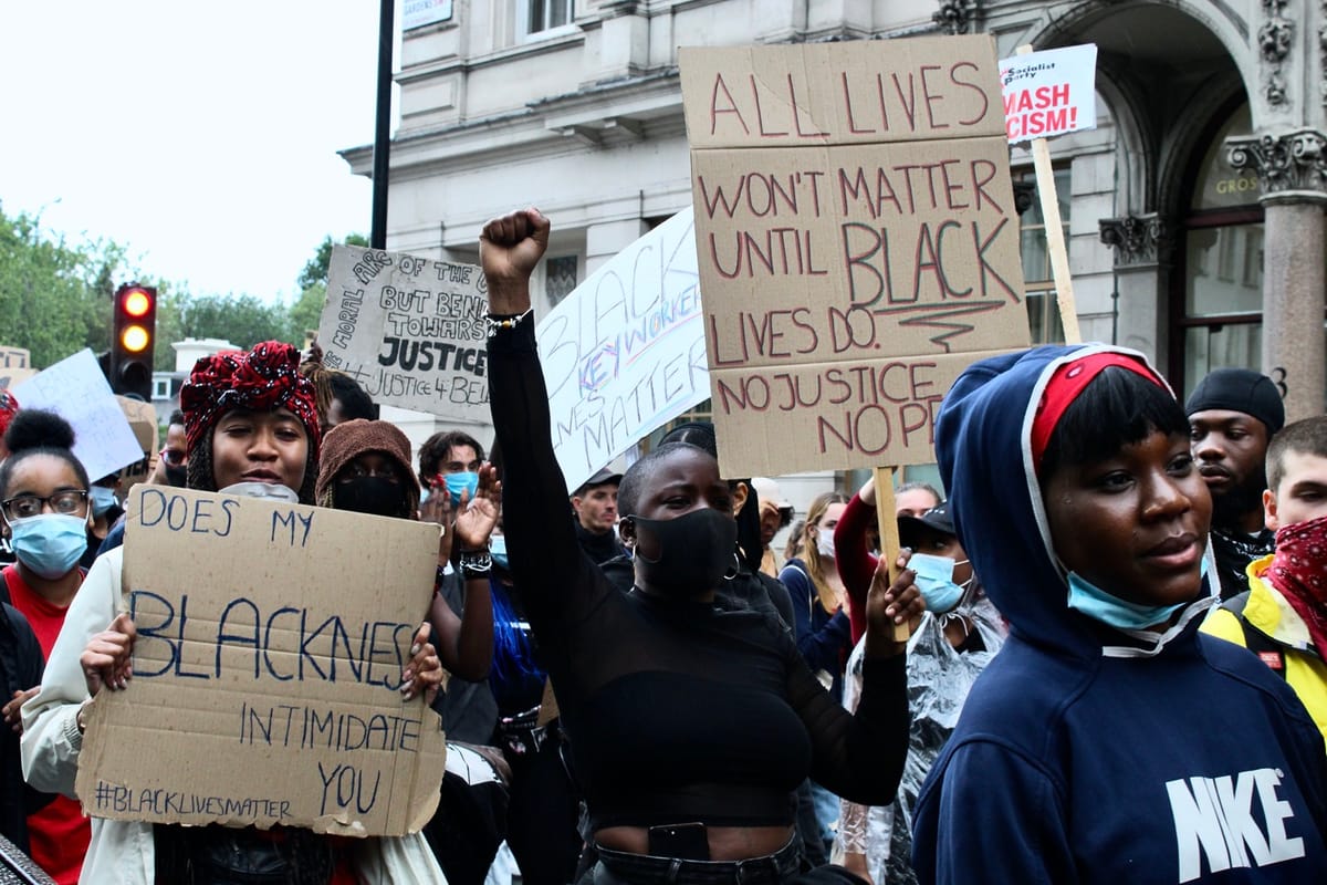 Le proteste di Black Lives Matter a Londra