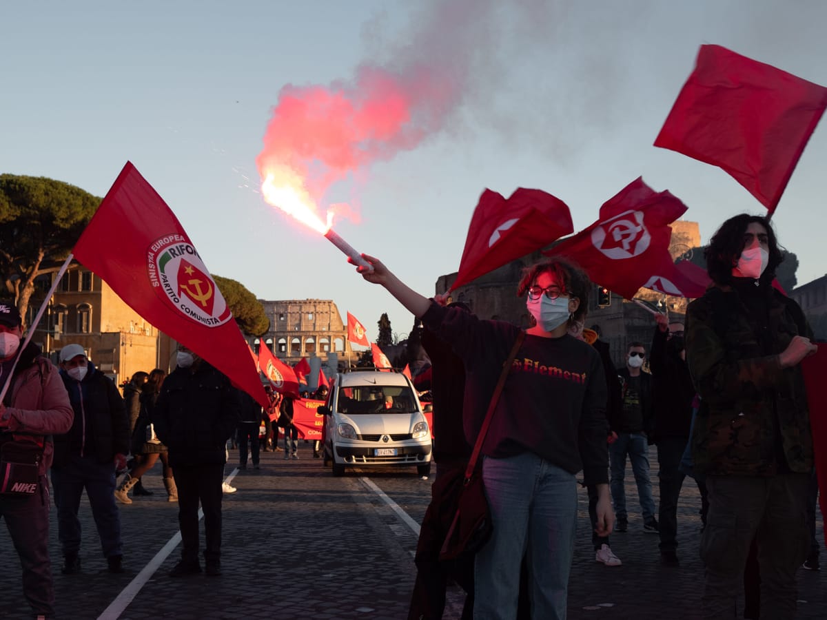 Il corteo di Roma “contro tutti gli sgomberi”