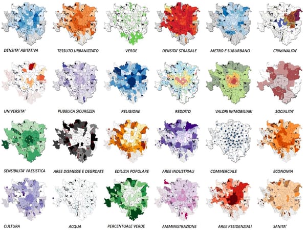 Il Politecnico ha elaborato le mappe di Milano piú belle che abbiate mai visto