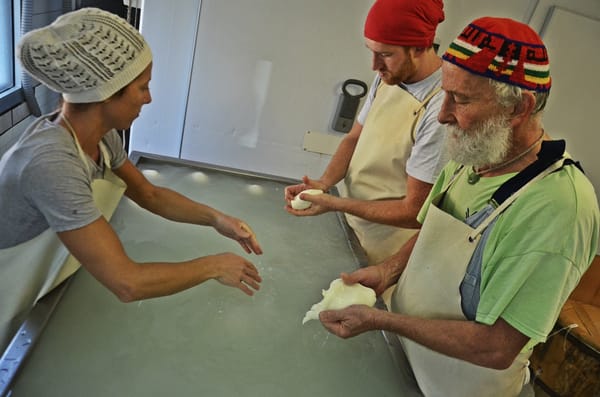 Le mani che fanno il formaggio