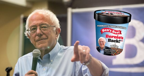 I fondatori di Ben & Jerry’s hanno lanciato un gelato dedicato a Bernie Sanders