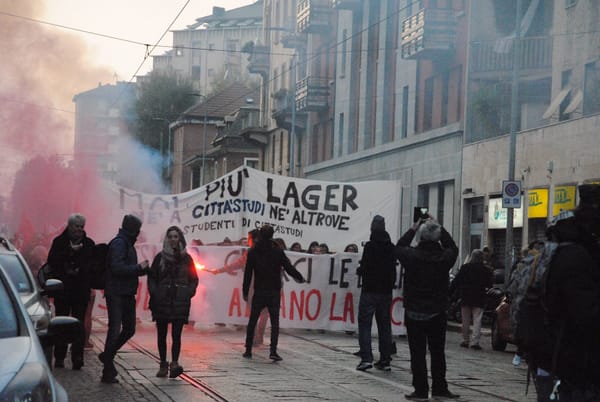 Milano torna in piazza contro l’apertura dei Cpr e in solidarietà con i resistenti curdi