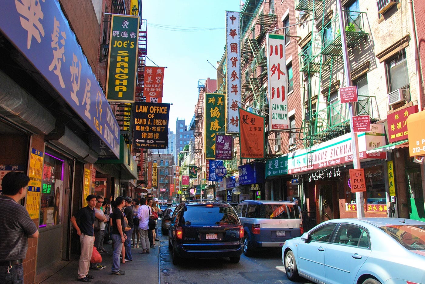 Chinatown, Manhattan, Doyers e Mott Street. Foto CC via Wikimedia Commons