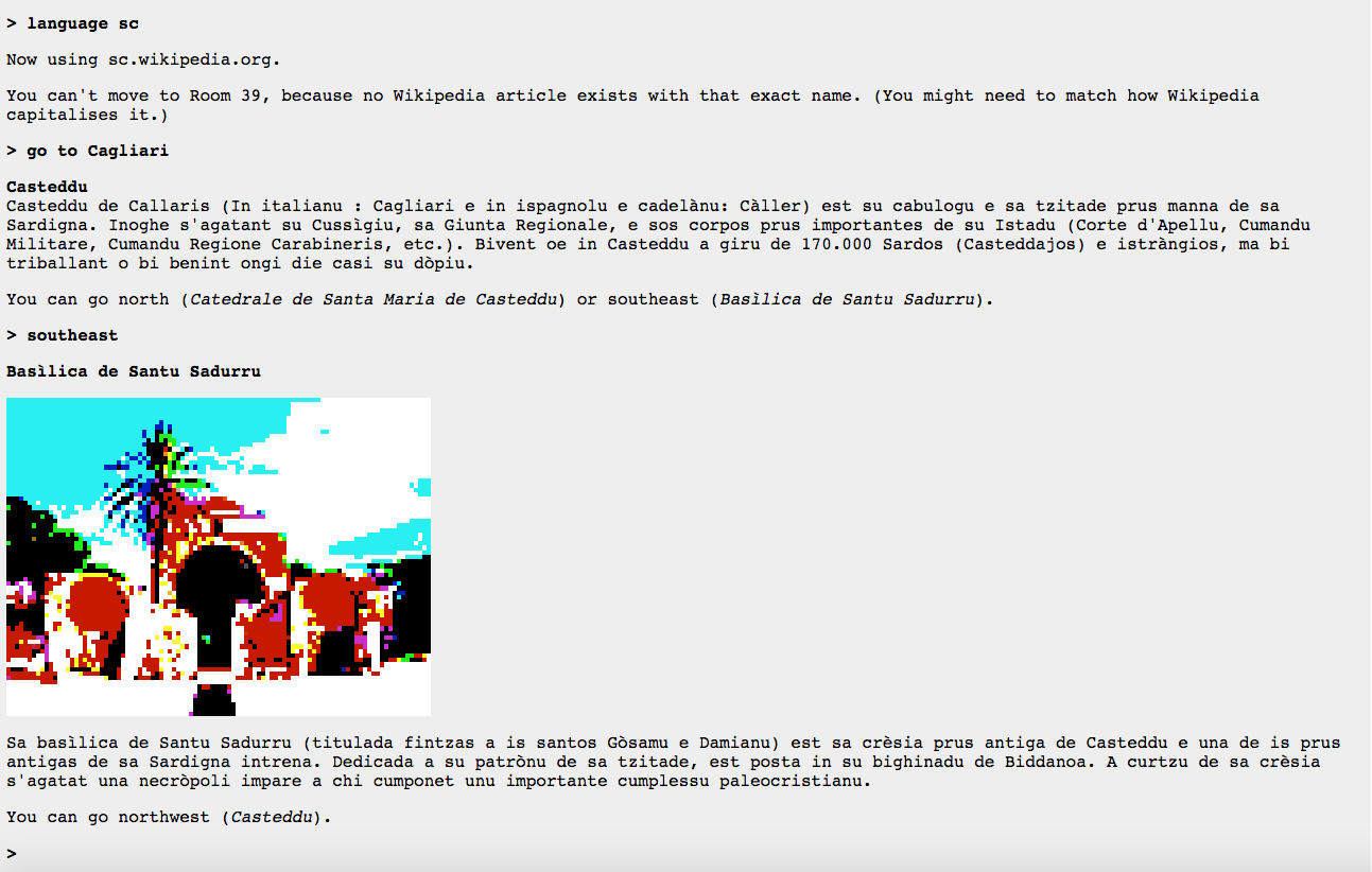 wikipedia: the text adventure 2