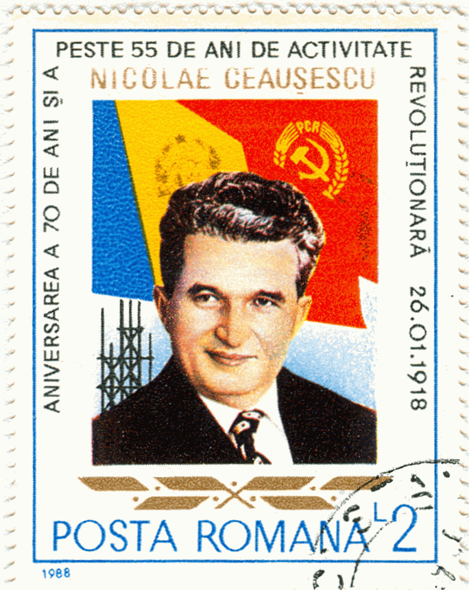 Un francobollo di Ceausescu / Wikimedia Commons