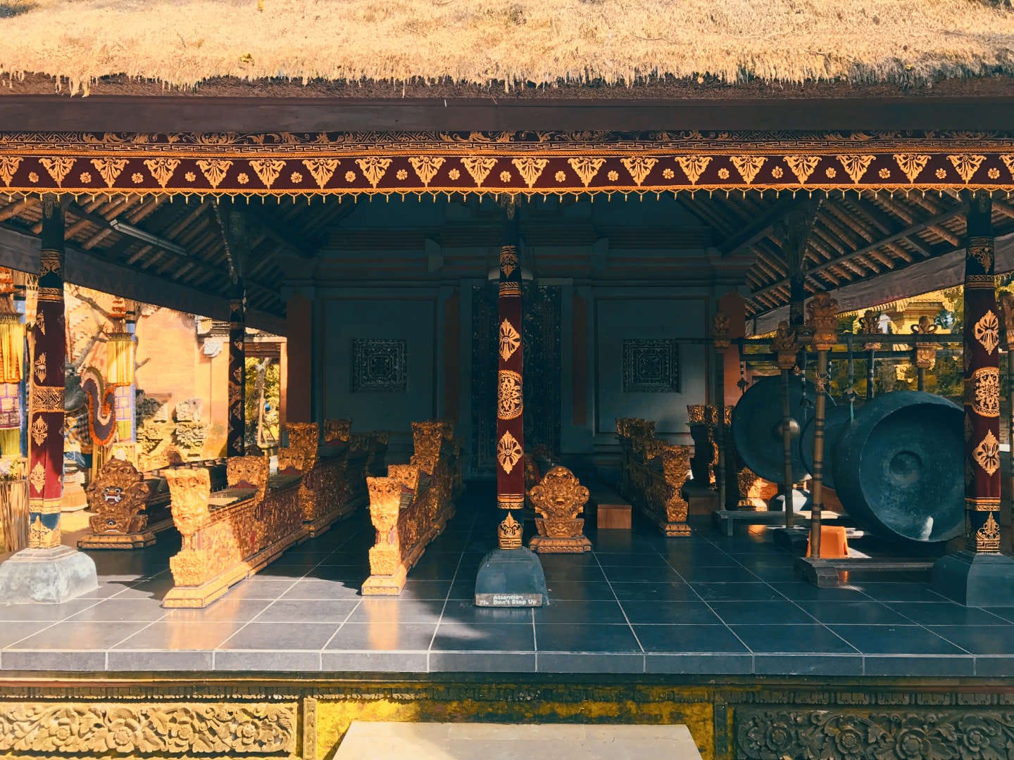 Orchestra di Gamelan a Ubud, Royal Palace