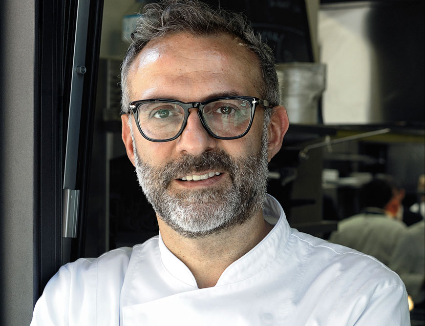 Massimo Bottura e il suo ristorante Osteria Francescana sono al secondo posto nel mondo.